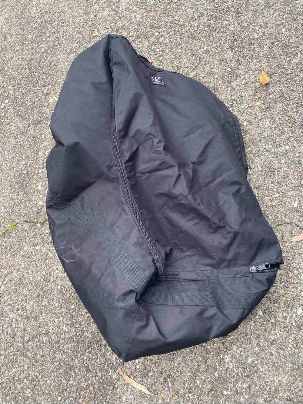 Black Duffel Bag - Lightweight Travel & Gym Tote